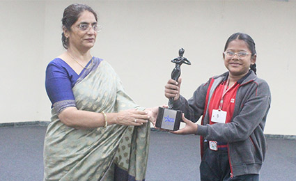 Kashish Joshi of grade 5 stood first for her dance performance