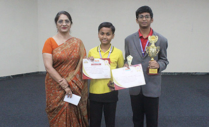 AMNSIS bags First Runner Up prize in Interschool Math Quiz
