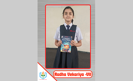 AMNSIS Student Radha Vekariya Makes Her Mark as a Story Writer