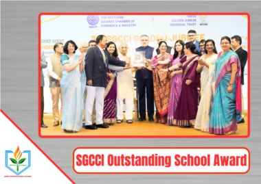 AMNS International School Sets Benchmark- Receives SGCCI Outstanding School Award