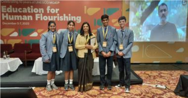AMNS Team attends UNESCO MGIEP's decennial anniversary conference in New Delhi