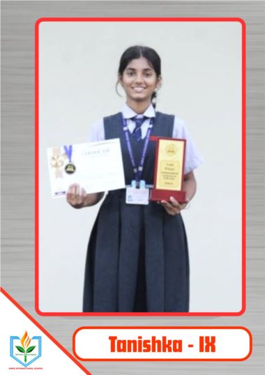 AMNSIS Student Tanishka Desai Emerges Best Speaker in Prestigious Nationwide Contest