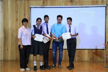 Arnav Gupta and Dhruv Bhandari of grade 11 and Manveer Kaur of grade 9 secured the second runner up position out of 101 participants, in a highly competitive coding competition, PyWars: Unleash your Coding Craft, organised by Fountainhead School
