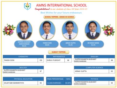 Class XII - Science CBSE Board Results 2024-25