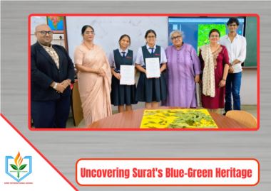 Class XII Humanities Internship: Uncovering Surat’s Blue-Green Heritage