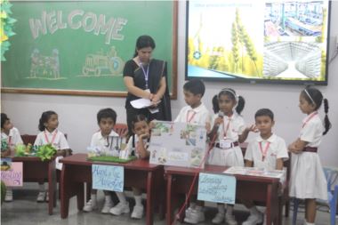 On October 11th 2023 students UKG exhibited various engaging activites