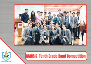 Original Beats Echo at AMNSIS Tenth Grade Band Competition