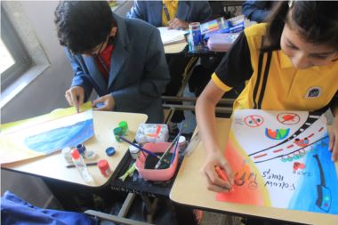 Poster making competition on Road Safety 