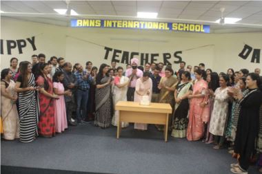 Teachers Day celebration at AMNS International School