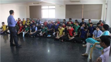 The school organized an orientation on career counselling for students of Grade 11 