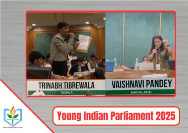 Voices of Young India: AMNSIS Students at the Young Indian Parliament 2025