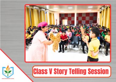When Stories Came Alive: Class V Storytelling Session